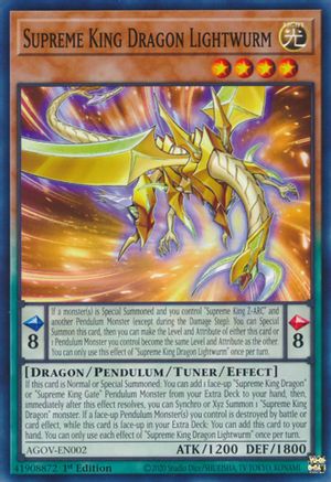 Supreme King Dragon Lightwurm [AGOV-EN002] Common - Trinity Hobby