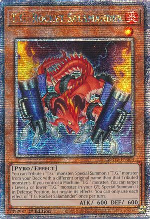 T.G. Rocket Salamander (Quarter Century Secret Rare) [AGOV-EN003] Quarter Century Secret Rare - Trinity Hobby