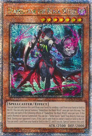 Diabellstar the Black Witch (Quarter Century Secret Rare) [AGOV-EN006] Quarter Century Secret Rare - Trinity Hobby