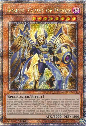 Imsety, Glory of Horus (Quarter Century Secret Rare) [AGOV-EN011] Quarter Century Secret Rare - Trinity Hobby