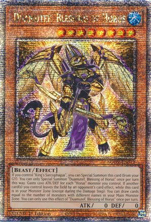 Duamutef, Blessing of Horus (Quarter Century Secret Rare) [AGOV-EN012] Quarter Century Secret Rare - Trinity Hobby