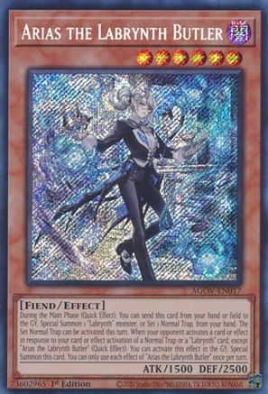Arias the Labrynth Butler [AGOV-EN017] Secret Rare - Trinity Hobby