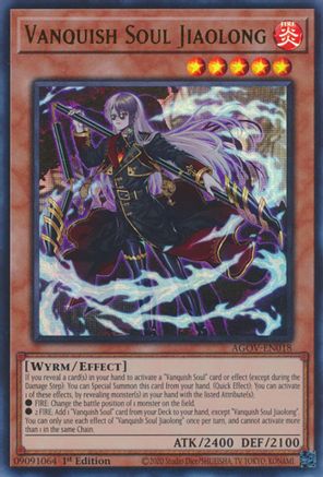 Vanquish Soul Jiaolong [AGOV-EN018] Ultra Rare - Trinity Hobby