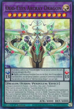 Odd-Eyes Arcray Dragon [AGOV-EN030] Ultra Rare - Trinity Hobby