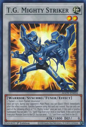 T.G. Mighty Striker [AGOV-EN034] Super Rare - Trinity Hobby
