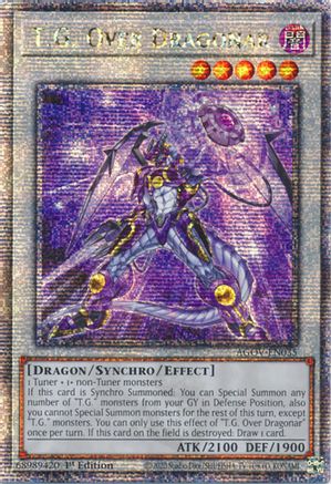T.G. Over Dragonar (Quarter Century Secret Rare) [AGOV-EN035] Quarter Century Secret Rare - Trinity Hobby