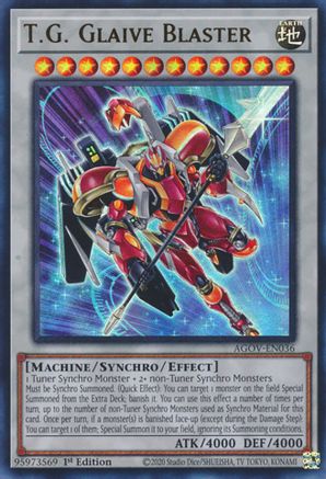T.G. Glaive Blaster [AGOV-EN036] Ultra Rare - Trinity Hobby