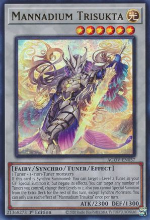 Mannadium Trisukta [AGOV-EN037] Ultra Rare - Trinity Hobby