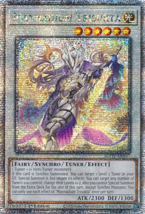 Mannadium Trisukta (Quarter Century Secret Rare) [AGOV-EN037] Quarter Century Secret Rare - Trinity Hobby