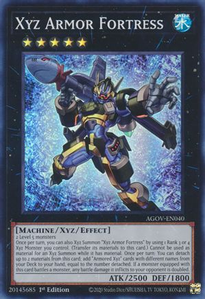 Xyz Armor Fortress [AGOV-EN040] Super Rare - Trinity Hobby
