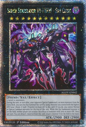 Super Starslayer TY-PHON - Sky Crisis (Quarter Century Secret Rare) [AGOV-EN042] Quarter Century Secret Rare - Trinity Hobby