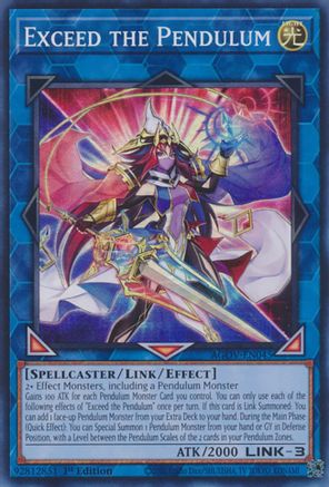 Exceed the Pendulum [AGOV-EN045] Super Rare - Trinity Hobby