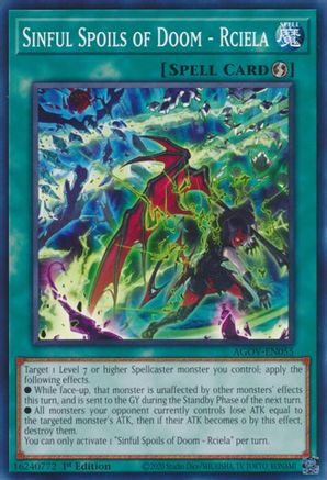 Sinful Spoils of Doom - Rciela [AGOV-EN055] Common - Trinity Hobby