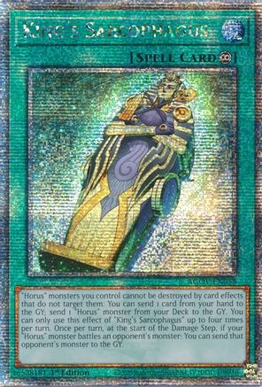 King's Sarcophagus (Quarter Century Secret Rare) [AGOV-EN058] Quarter Century Secret Rare - Trinity Hobby