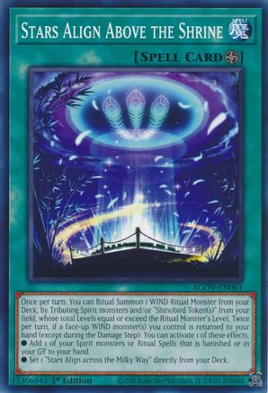 Stars Align Above the Shrine [AGOV-EN061] Common - Trinity Hobby