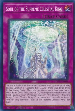Soul of the Supreme Celestial King [AGOV-EN069] Common - Trinity Hobby
