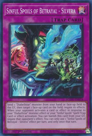 Sinful Spoils of Betrayal - Silvera [AGOV-EN074] Super Rare - Trinity Hobby