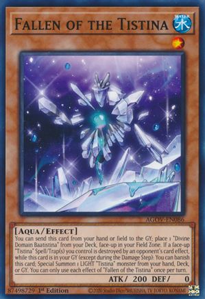 Fallen of the Tistina [AGOV-EN086] Common - Trinity Hobby