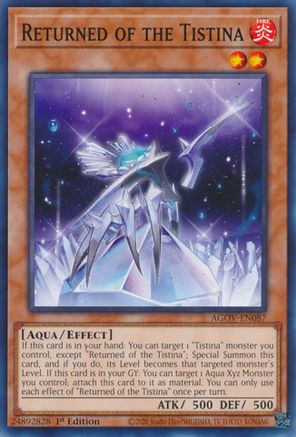 Returned of the Tistina [AGOV-EN087] Common - Trinity Hobby