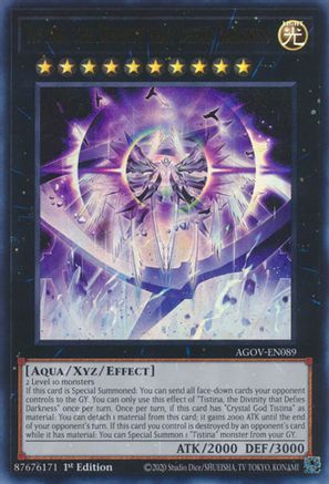 Tistina, the Divinity that Defies Darkness [AGOV-EN089] Ultra Rare - Trinity Hobby