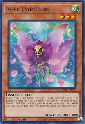 Rose Papillon [AGOV-EN093] Common - Trinity Hobby