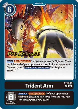 Trident Arm [ST15-16] [Starter Deck: Dragon of Courage Pre-Release Cards] - Trinity Hobby