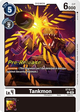 Tankmon [ST15-07] [Starter Deck: Dragon of Courage Pre-Release Cards] - Trinity Hobby