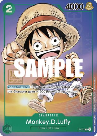 Monkey.D.Luffy (1st Anniversary Tournament) [One Piece Promotion Cards] - Trinity Hobby