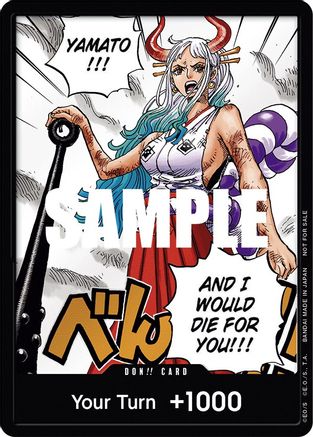 DON!! Card (Yamato) (1st Anniversary DON!! Card Pack) - [One Piece Promotion Cards] - Trinity Hobby