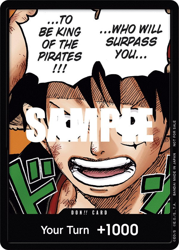 DON!! Card (Monkey.D.Luffy) (1st Anniversary DON!! Card Pack) - [One Piece Promotion Cards] - Trinity Hobby