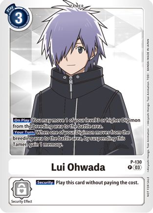 Lui Ohwada [P-130] (NYCC 2023 Demo Deck) [Promotional Cards] - Trinity Hobby