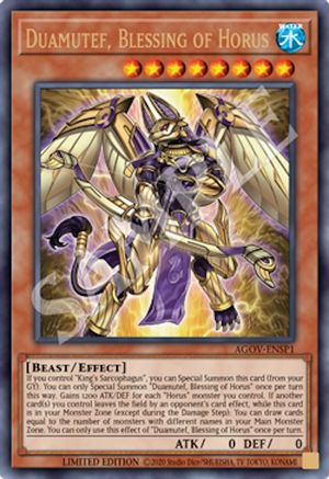 Duamutef, Blessing of Horus (AGOV-ENSP1) [AGOV-ENSP1] Ultra Rare - Trinity Hobby