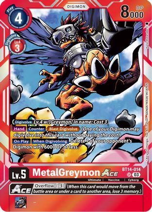 MetalGreymon Ace [BT14-014] [Blast Ace] - Trinity Hobby