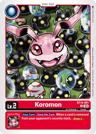 Koromon [BT14-001] [Blast Ace] - Trinity Hobby