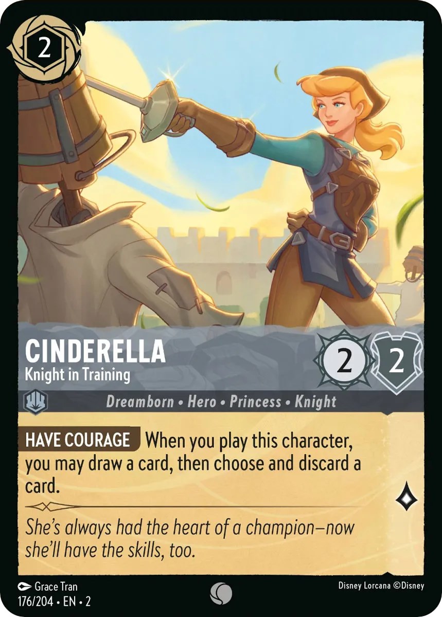 Cinderella - Knight in Training (176/204) [Rise of the Floodborn] - Trinity Hobby