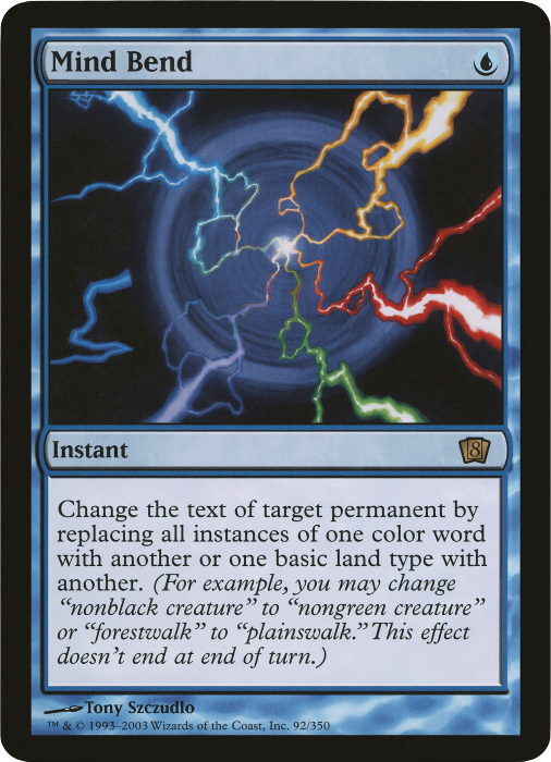 Mind Bend (Oversized) [Eighth Edition Box Topper] - Trinity Hobby