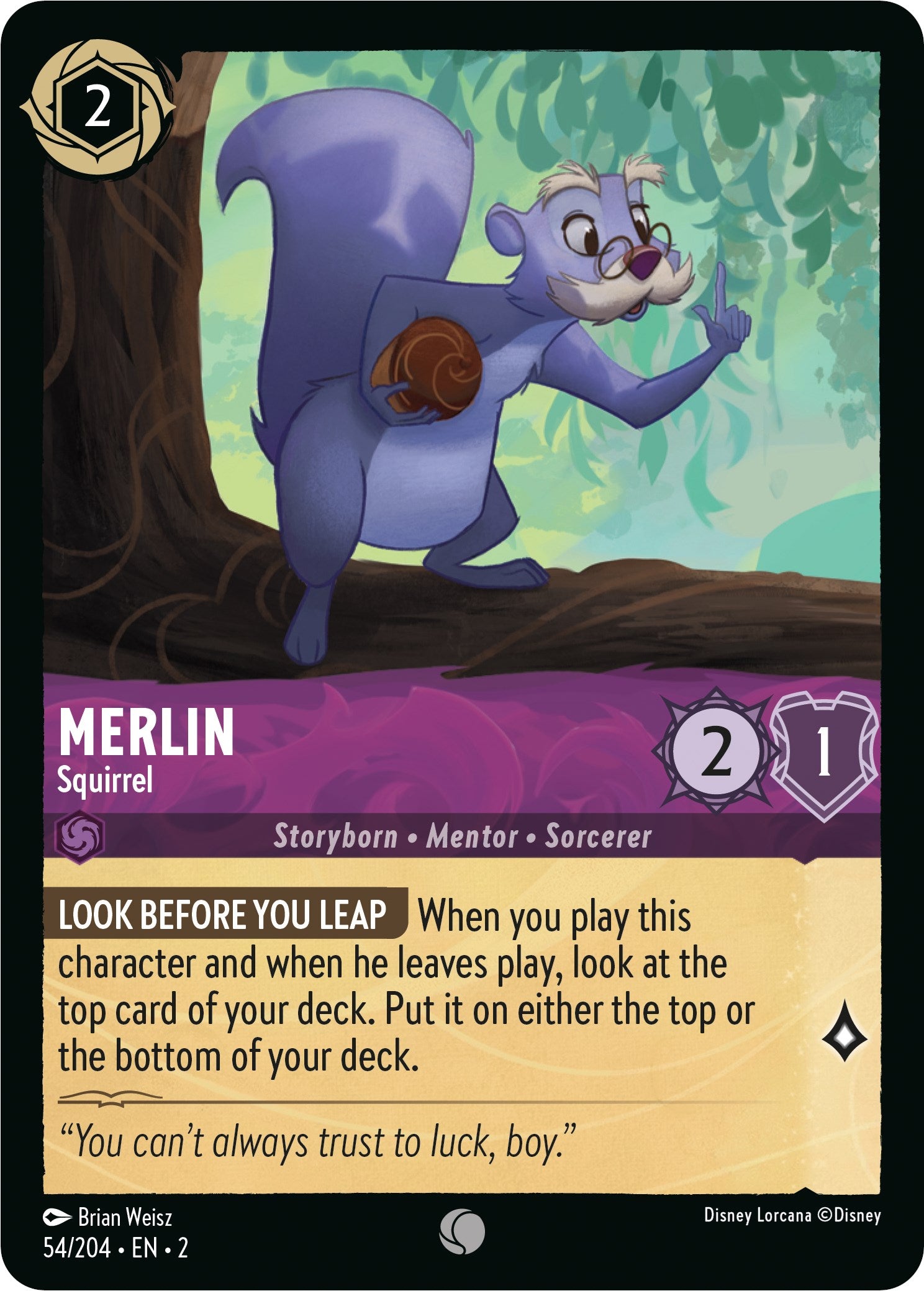 Merlin - Squirrel (54/204) [Rise of the Floodborn] - Trinity Hobby