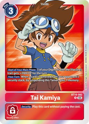 Tai Kamiya [BT14-082] [Blast Ace] - Trinity Hobby