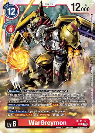 WarGreymon [BT14-101] [Blast Ace] - Trinity Hobby