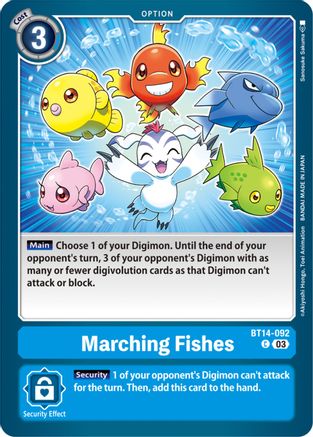 Marching Fishes [BT14-092] [Blast Ace] - Trinity Hobby