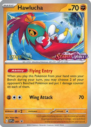 Hawlucha (007) [Staff] [Scarlet & Violet 151] - Trinity Hobby