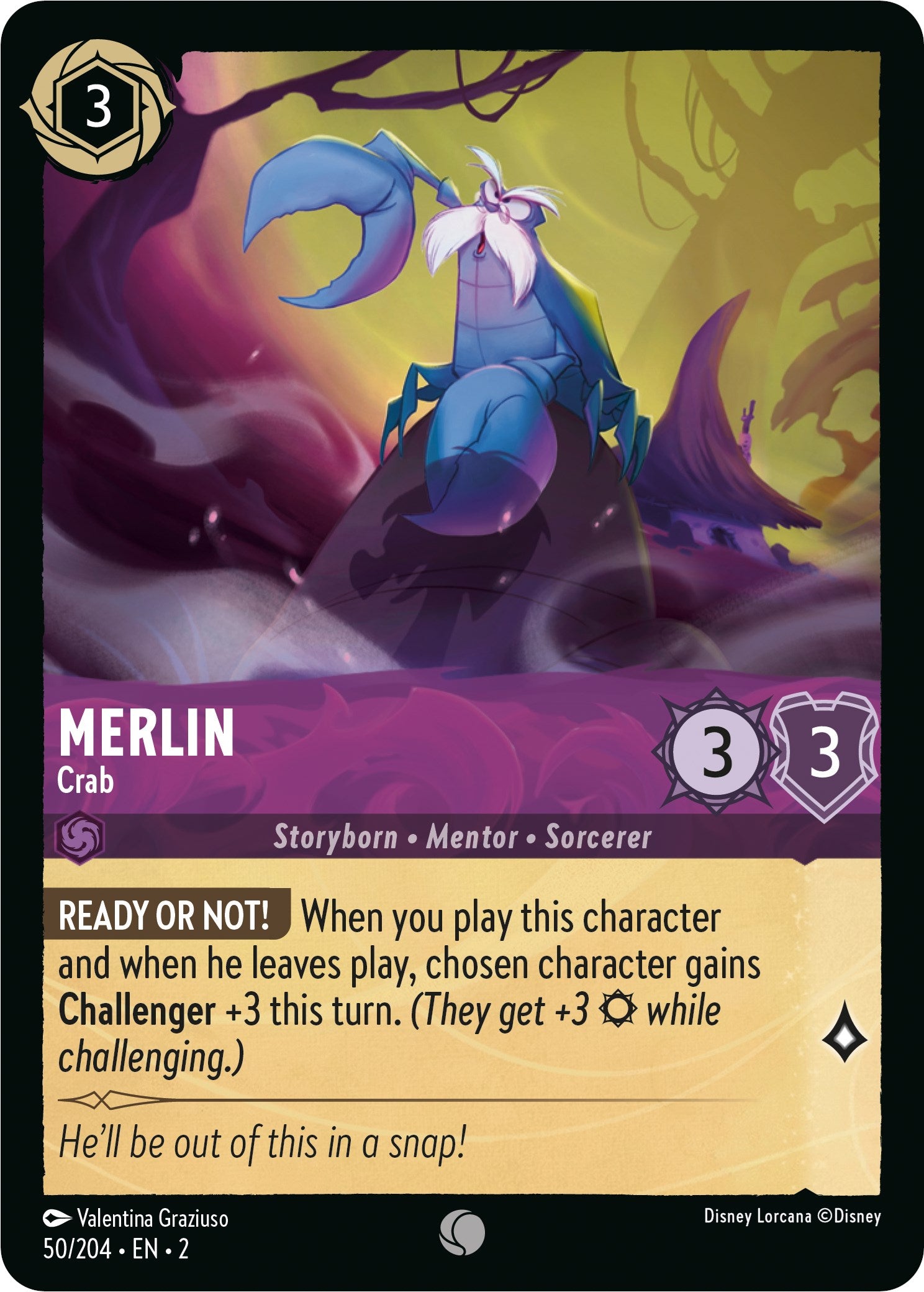 Merlin - Crab (50/204) [Rise of the Floodborn] - Trinity Hobby