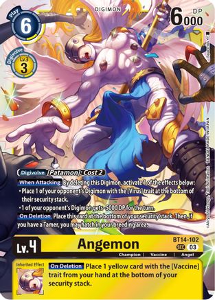Angemon [BT14-102] [Blast Ace] - Trinity Hobby