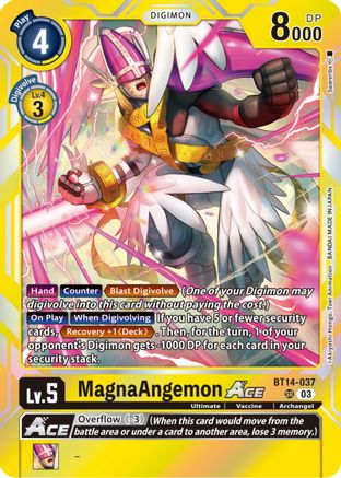 MagnaAngemon Ace [BT14-037] [Blast Ace] - Trinity Hobby