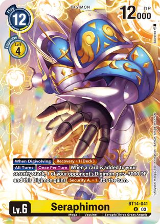 Seraphimon [BT14-041] [Blast Ace] - Trinity Hobby