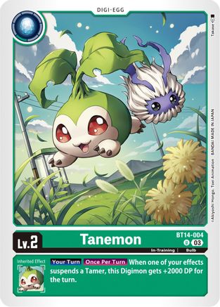 Tanemon [BT14-004] [Blast Ace] - Trinity Hobby