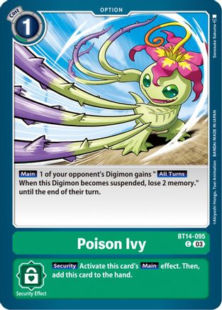 Poison Ivy [BT14-095] [Blast Ace] - Trinity Hobby