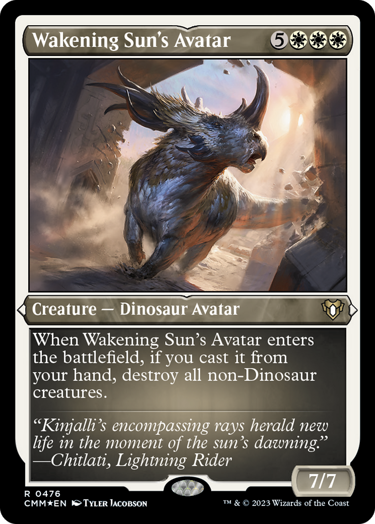 Wakening Sun's Avatar (Foil Etched) [Commander Masters] - Trinity Hobby