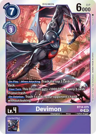 Devimon [BT14-075] [Blast Ace] - Trinity Hobby