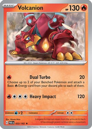 Volcanion (022/182) [Scarlet & Violet: Paradox Rift] - Trinity Hobby